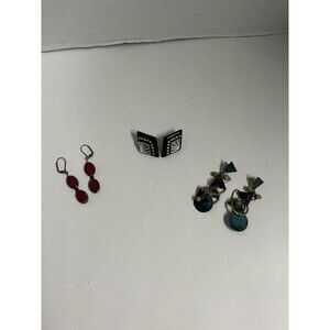 Lot of 3 Pairs of VINTAGE earrings Assortment
